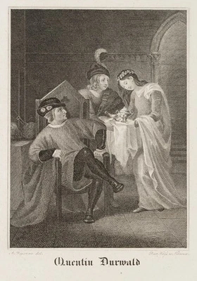 WEISS (*1775) nach DESENNE (*1785), Literarische Illustration zu Quentin Durwald - Bild 1 von 4