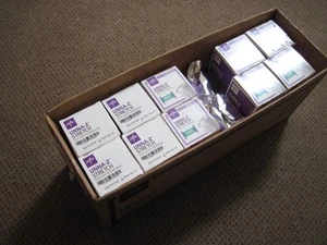 Medline UNNA-Z Zinc Paste Bandages CASE OF 12 NIB Wound Care Bandage 4" x 10 yds - Picture 1 of 8