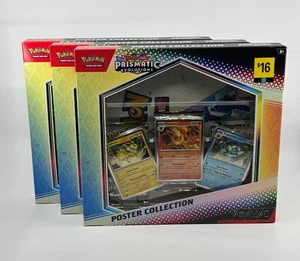 Pokemon TCG Scarlet & Violet (3) Prismatic Evolutions Poster Collection Box - Bild 1 von 2