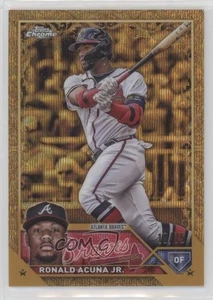 Colección Dorada Topps 2023 Grabado Onda Dorada/75 Ronald Acuña Jr Acuña #57 - Imagen 1 de 3