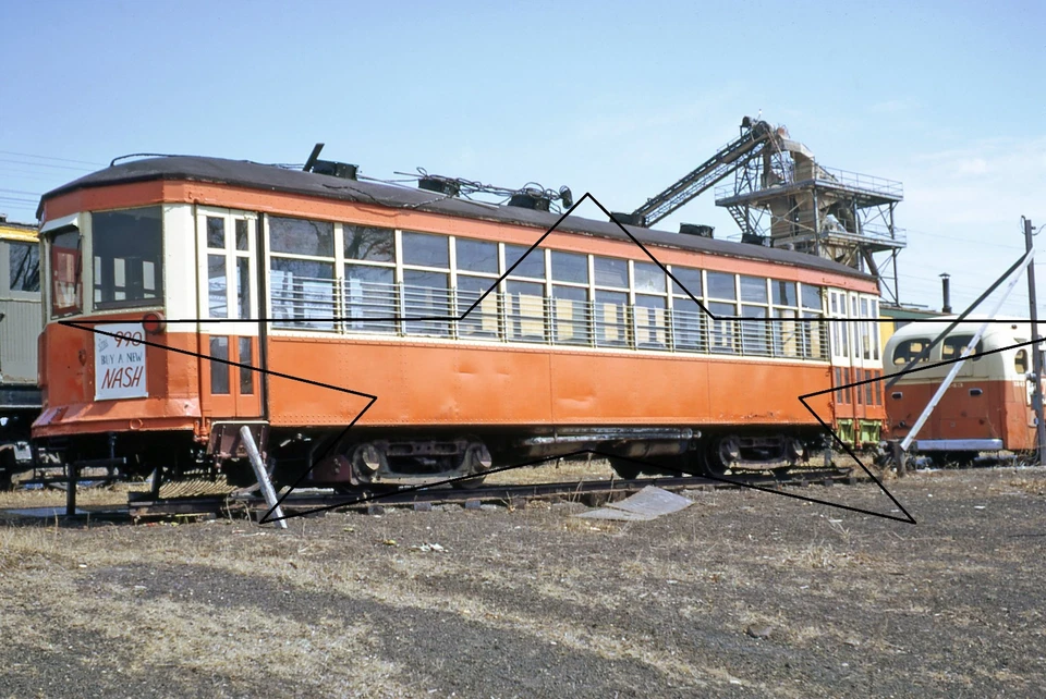 TMER&T Car 978 North Lake Site of the Wisconsin Electr Original Kodachrome Slide Foto 1 de 1