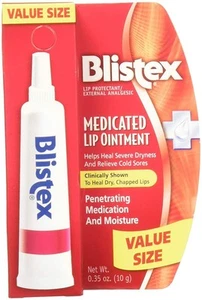 Blistex Lip Ointment Medicated 0.35 oz (Pack of 3) - Picture 1 of 5