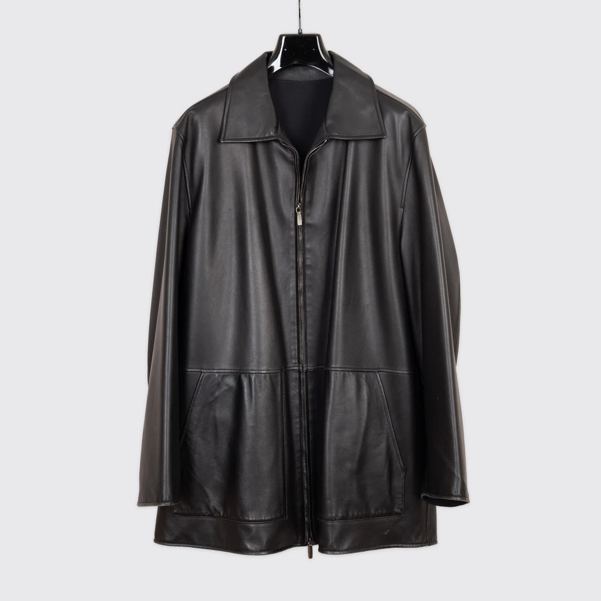 Ermenegildo Zegna Leather Outer Shell Coats, Jackets & Vests for