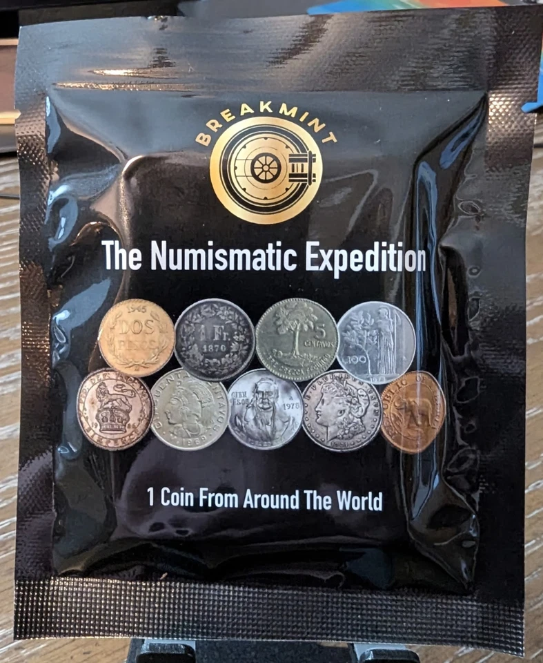 Breakmint Numismatic Expedition 密封包,银色和金色的机会  — 第 1/2 张图片