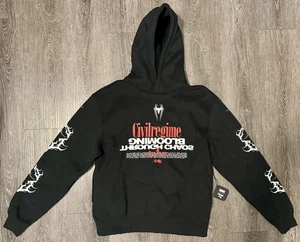 NWT Civil Regime X Marvel Collab Spider-Man Tangled In Time Chaos Black Hoodie L - Picture 1 of 11