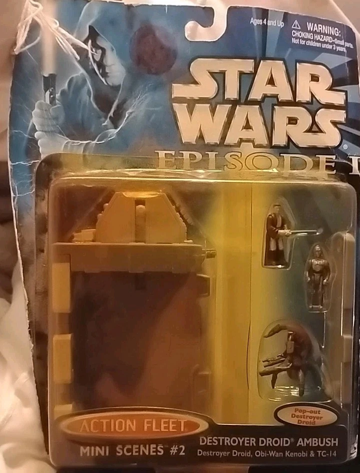 Star Wars Episodio I Mini Escena #2: Destructor Droide Emboscada Coleccionista De Colección Foto 1 de 4