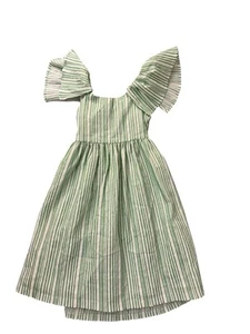 Iris & Ivy Girl's Spring Striped Dress Puffy Seersucker Sleeveless size 6 New - Picture 1 of 4