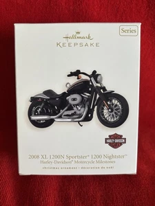 Recuerdo Hallmark Harley Davidson 2008 XL 1200N Sportster 1200 N Nightster - Imagen 1 de 4