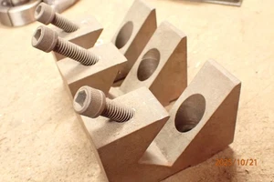 3 SPECIAL V-BLOCK FIXTURE W/ KEYED BASES MACHINIST JIG FIXTURE TOOLING - Picture 1 of 12
