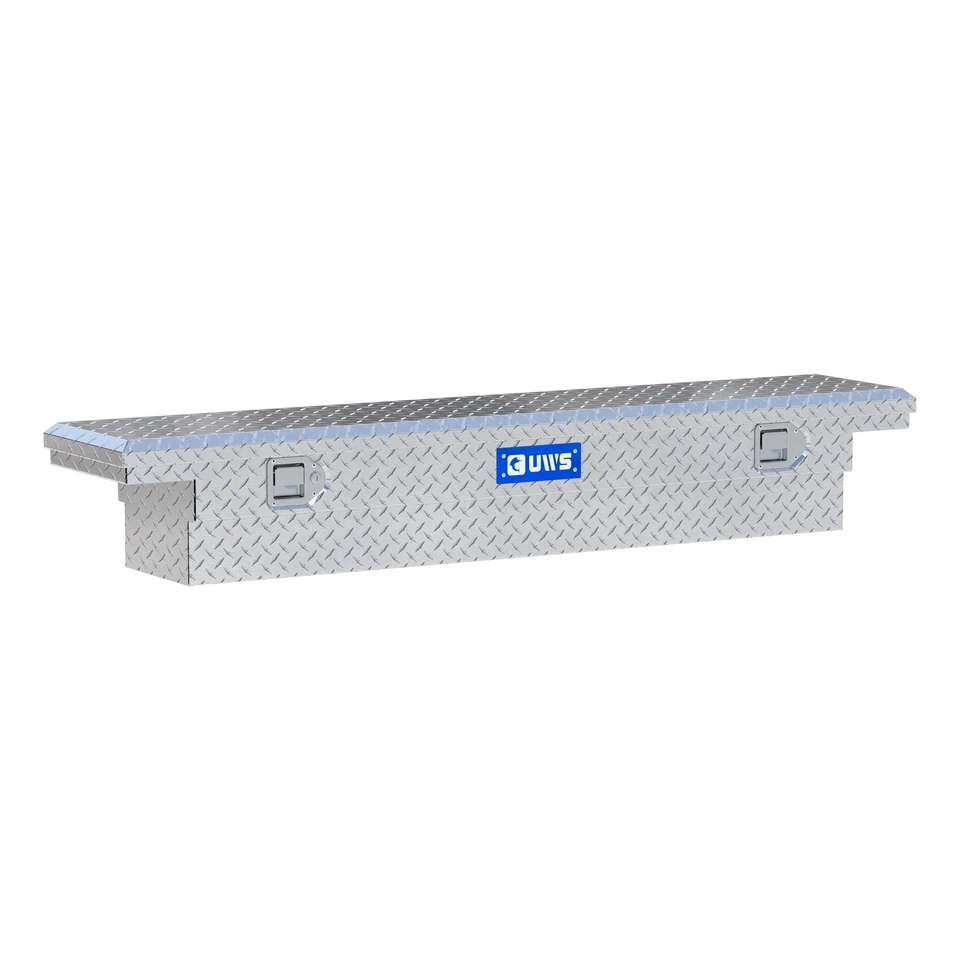 UWS 63" Slim-Line Crossover Box, Low Profile (Heavy Packaging) Bright Aluminum Foto 1 de 4