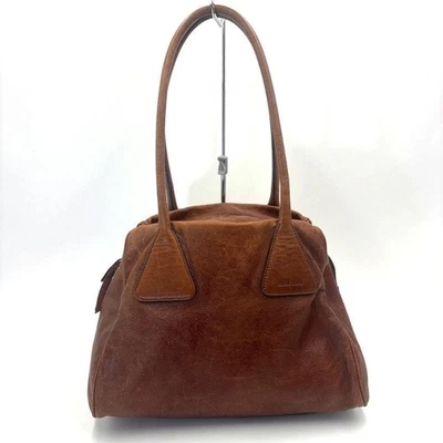 Bolso de Mano MIU MIU 8053 00s Archivo Cuero Marrón Auténtico Usado  Foto 1 de 4