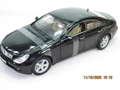 MERCEDES -BENZ CLS -CLASS METALLIC BLACK 1:18 NEW  NO   BOX. - Image 1 of 4