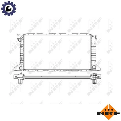 RADIATOR ENGINE COOLING 54754 FOR 4BC/4CC/4FA/4EB/4GA/4GB/4GC/4HA/4HB/4HC 2.5L - Image 1 of 4