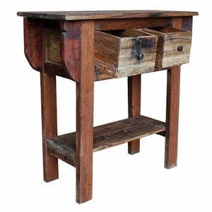 Consolle in Legno Recupero 80x35x80 cm Tavolino Tavola Cucina Salotto vidaXL - Foto 1 di 5