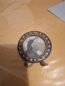 Italienischer Micro Mosaik Bilderrahmen Blumenmuster Antik Vintage Selten - Bild 1 von 11