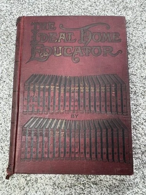 Vintage The Ideal Home Educator Forty Great Books Illustrated Hardcover - Image 1 of 4