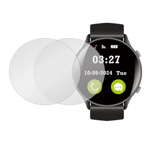 2pcs Watch Screen Protectors 33mm Tempered Glass Anti-Spy Protection, Gray - Zdjęcie 1 z 7
