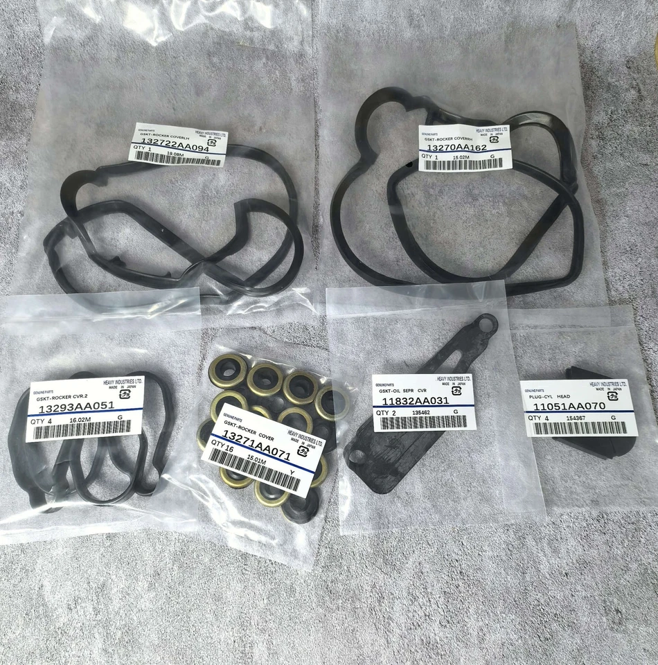 KIT DE JUNTA DE CUBIERTA DE VÁLVULA OEM para SUBARU IMPREZA 2.0L TURBO WRX 2002-2005 Foto 1 de 1