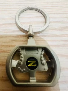 NEW F1 RACING STEERING WHEEL STYLE KEYRING FOR NISSAN Z 300ZX 350Z 370Z - Picture 1 of 2