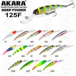 Señuelo de pesca AKARA BUSCADOR PROFUNDO 125 F 125F TROLLING MINNOW MÁS COLORES - Imagen 1 de 18