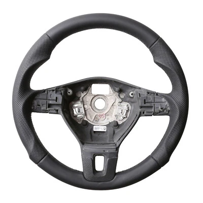 VW Lenkrad T5 Passat 3C Golf 6 Neu Beziehen Tuning 7541 - Bild 1 von 4