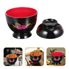  Plastic Cake Plates Practical Restaurant Soup Bowl Threaded Miso Tableware