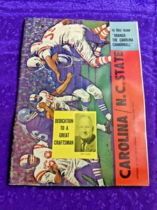 1962 - FUSSBALLPROGRAMM CAROLINA VS N C STATE KENAN STADIUM - 22. SEPTEMBER 1962 - Bild 1 von 9