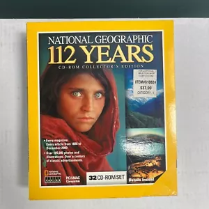 NATIONAL GEOGRAPHIC 112 YEARS 32 CD-ROM BOXED SET Collector’s Edition - Picture 1 of 3