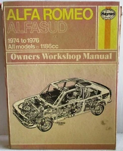 Haynes - Alfa Romeo Alfasud 1974 to 1976 / All Models Owners Workshop Manual 156 - Picture 1 of 7