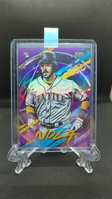 Austin Nola 2020 Topps Fire #19/99 Seattle Mariners Rookie Card - Image 1 of 2