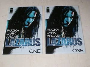 Lazarus #1 lot of 2 unread 1st print Image 2013 Greg Rucka Michael Lark - Picture 1 of 2