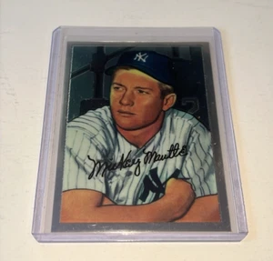 1996 Topps Chrome 1952 Bowman Mickey Mantle Cards Yankees - Picture 1 of 5