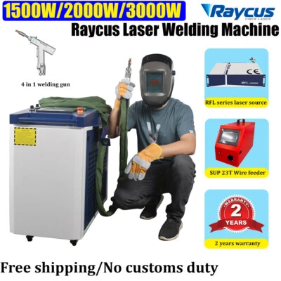 CNCZONE Raycus 1500W 2000W 3000W Handheld Fiber Laser Welder Cutting Cleaning Machine UK