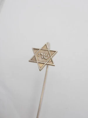 Stella di David : Segnalibro in Argento 925- Segnapagina Libro - Simbolo Ebraico - Immagine 1 di 3