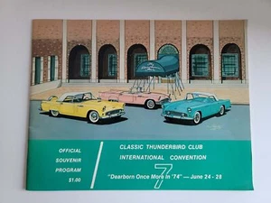 1974 Ford Thunderbird Club International National Convention Program Booklet - Picture 1 of 5