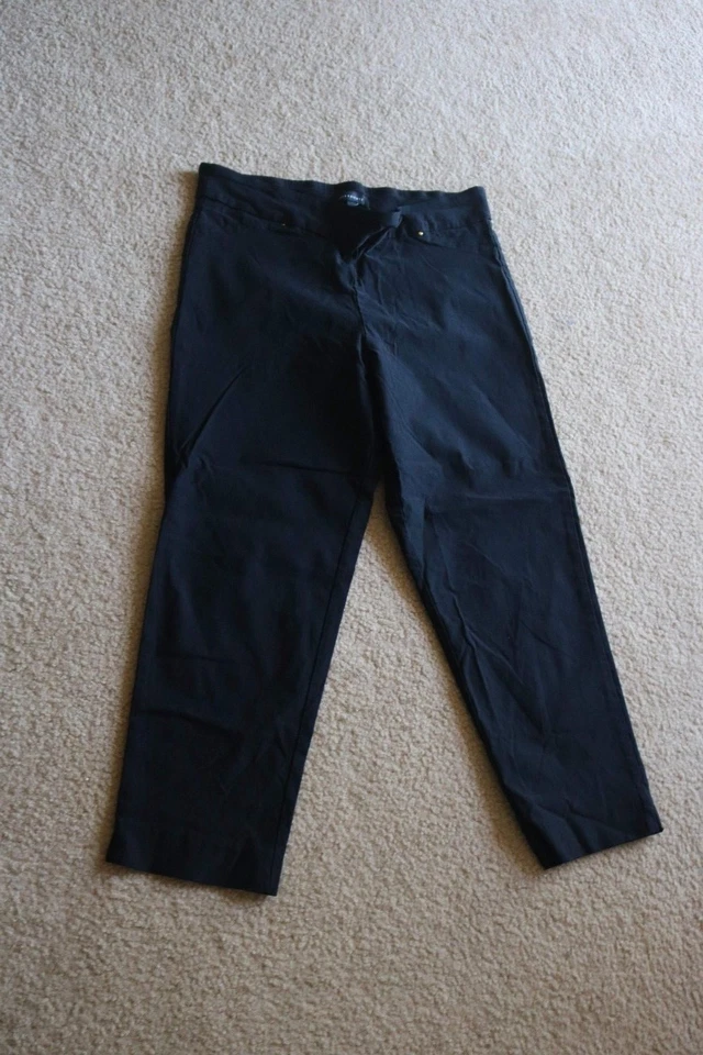 Ingredientes Pantalones Mujer Mezcla Rayón Negro Talla Grande 16 Foto 1 de 4