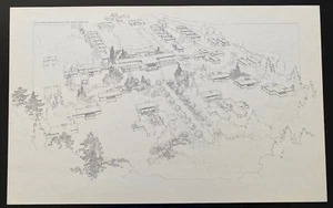 BUILDING PLANS & DESIGNS OF FRANK LLOYD WRIGHT WASMUTH PLATE 97 COMO ORCHARDS - Picture 1 of 6