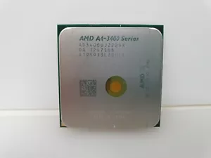 AMD A4-3400 Series CPU Processor AD34000JZ22HX 2.70GHZ Dual Core Socket FM1 - Picture 1 of 12