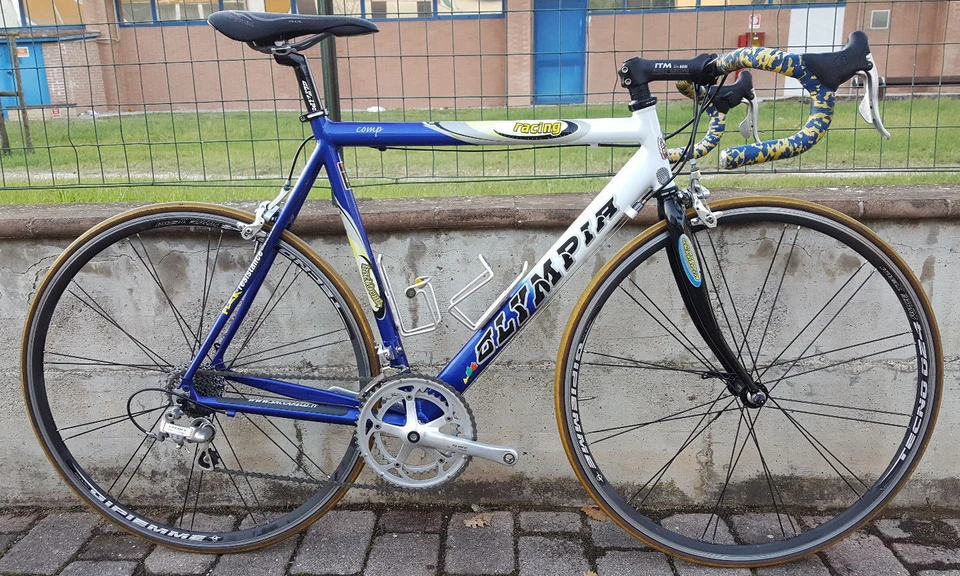 Rennrad Aluminium Olympia Backbone Campagnolo Veloce Gemacht IN Italien Road Rad - Bild 1 von 1