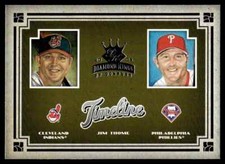 2005 Donruss Diamond Kings Timeline Jim Thome Cleveland Indians/Philadelphia
