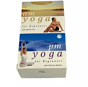 A.M. And P.M. Yoga for Beginners (VHS, 1998, 2-Tape Set) - Picture 1 of 3