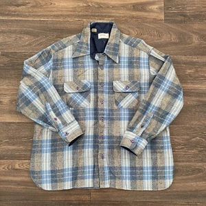 Vintage Arrow Flannel Lined Button Up Shirt Mens Size XL - Picture 1 of 6