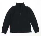 Camber Boys Black Polyester Henley Sweatshirt Size 11-12 Years