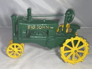 Vintage Gusseisen "Big John" grün & gelb Traktor John Deere American Farm - Bild 1 von 9