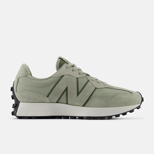 Scarpe da uomo New Balance 327 in oliva con olivina scura