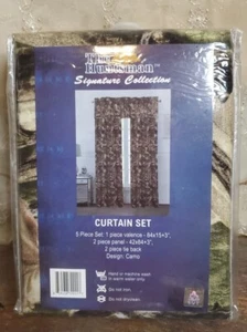  Juego de 5 Cortinas Camuflaje Roble The Huntsman Signature Collection NUEVO - Imagen 1 de 7