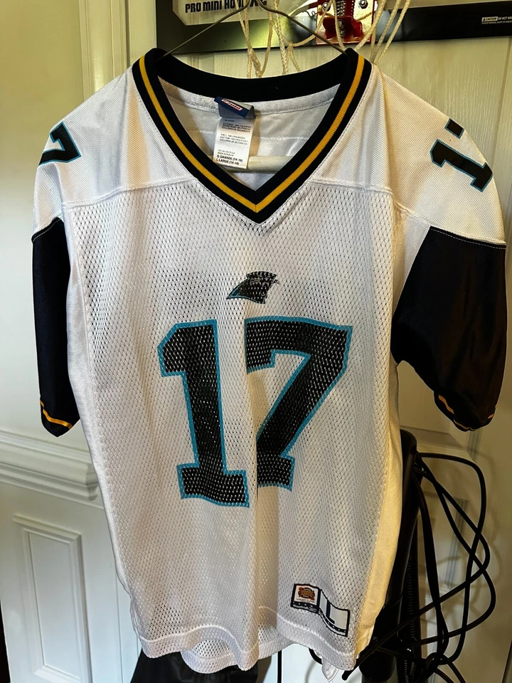 Camiseta deportiva juvenil grande Carolina Panthers Jake Delhomme versión Super Bowl Foto 1 de 3
