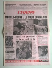 Team no 12.806 of 11/07/1987 - mottet-roche: le tour begins/prost in question