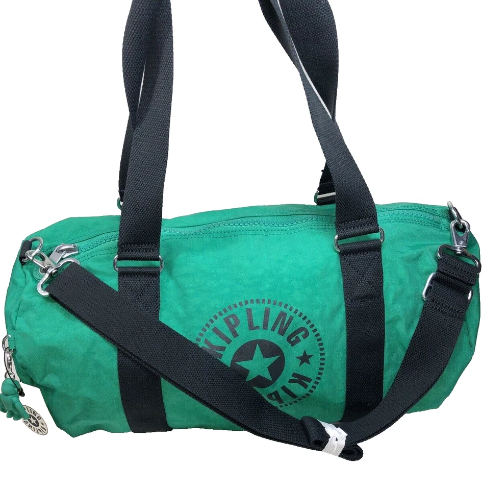 KIPLING Classics Onalo Duffle Bag - Lively Green/Silver 17-3/4"""