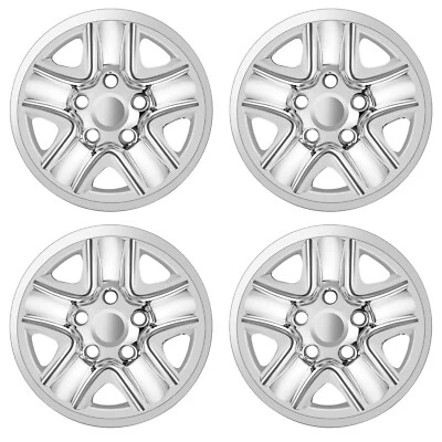 18" Wheel Skins Compatible With 2007-2021 TOYOTA TUNDRA Covers Hupcaps Silver 4 Foto 1 de 4